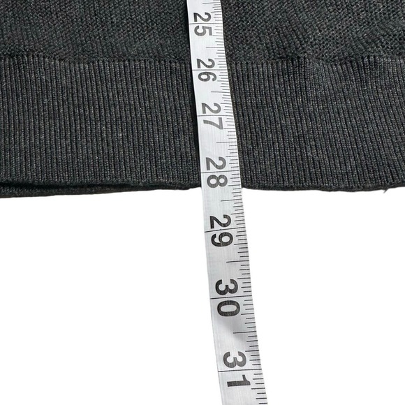 Polo by Ralph Lauren | Men | Dark Brown Relaxed Knit V-Neck Sweater | Large - Picture 5 of 9